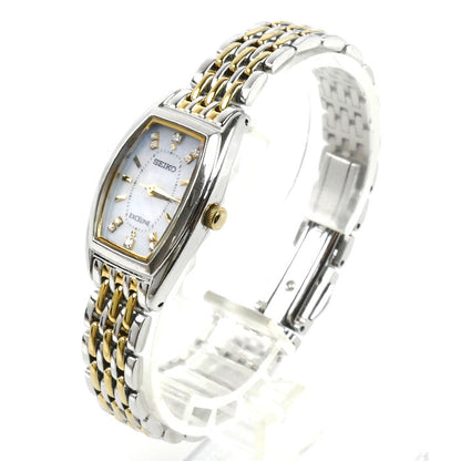 SEIKO セイコー エクセリーヌ 腕時計 ソーラー SWCQ089/V117-0DD0 レディース【中古】