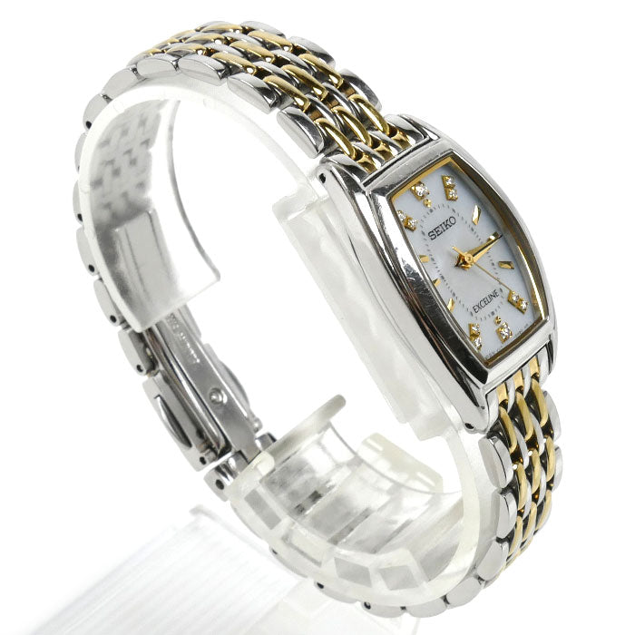 SEIKO セイコー エクセリーヌ 腕時計 ソーラー SWCQ089/V117-0DD0 レディース【中古】