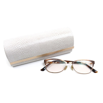 JIMMY CHOO ジミーチュウ JC275 FG4 メガネ ピンクゴールド/マーブル レンズ度入り レディース 52⬜︎16 145【中古】