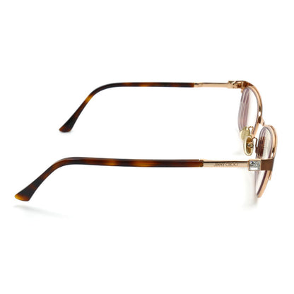 JIMMY CHOO ジミーチュウ JC275 FG4 メガネ ピンクゴールド/マーブル レンズ度入り レディース 52⬜︎16 145【中古】