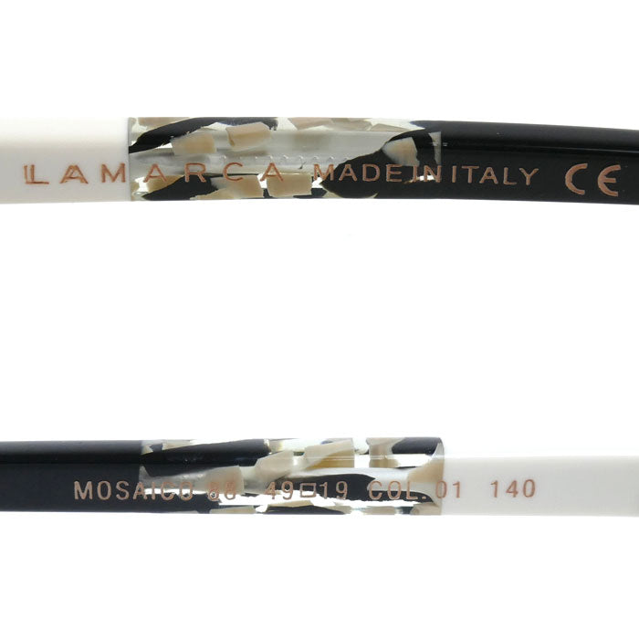 LAMARCA MOSAIC088 メガネ レンズ度入り レディース 49⬜︎19 COL.01 140【中古】
