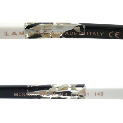 LAMARCA MOSAIC088 メガネ レンズ度入り レディース 49⬜︎19 COL.01 140【中古】