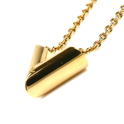 LOUIS VUITTON ルイ・ヴィトン メタル エセンシャル V ネックレス M61083 LE0290 9.6g 42～47cm レディース【中古】