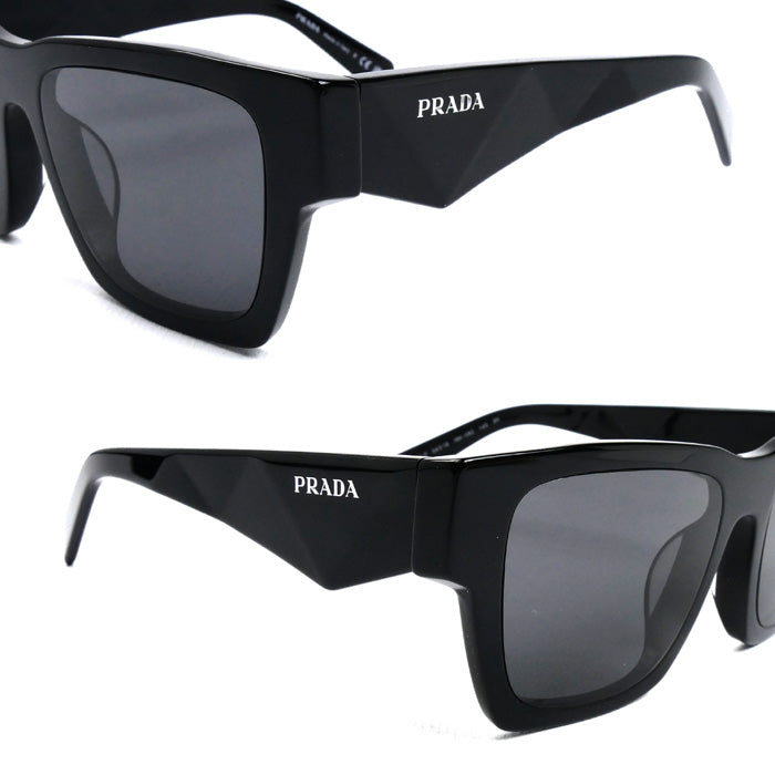 PRADA プラダ サングラス ブラック SPRA06-F 54□19 145 ユニセックス【中古】