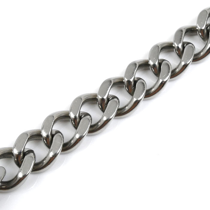 DIESEL ディーゼル ステンレス ロゴプレート ブレスレット DX0966040 31.7g 20～23cm メンズ【中古】