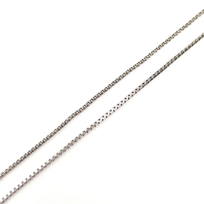 Pt900/Pt850 ネックレス ダイヤモンド0.50ct 2.7g ~45cm フリーチェーン レディース【中古】