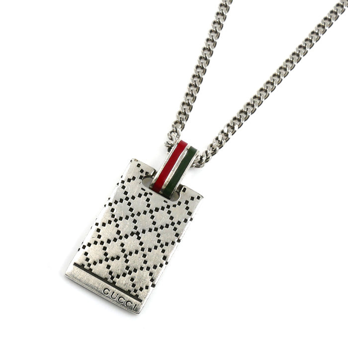 GUCCI グッチ シルバー925 ディアマンテ ネックレス 310481 17.4g 50/55cm ユニセックス【中古】
