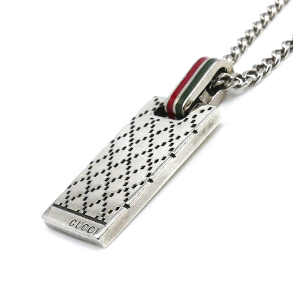 GUCCI グッチ シルバー925 ディアマンテ ネックレス 310481 17.4g 50/55cm ユニセックス【中古】