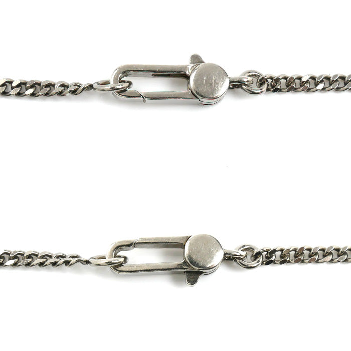 GUCCI グッチ シルバー925 ディアマンテ ネックレス 310481 17.4g 50/55cm ユニセックス【中古】