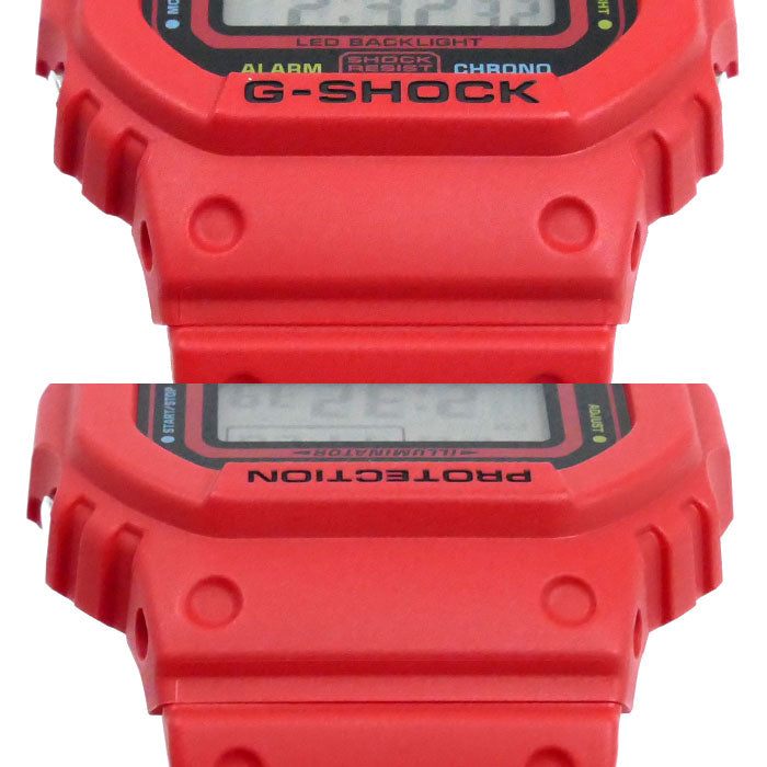 CASIO カシオ G-SHOCK エナジーパック 腕時計 電池式 レッド DW-5600EP-4JF メンズ【中古】【美品】