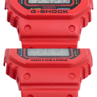 CASIO カシオ G-SHOCK エナジーパック 腕時計 電池式 レッド DW-5600EP-4JF メンズ【中古】【美品】