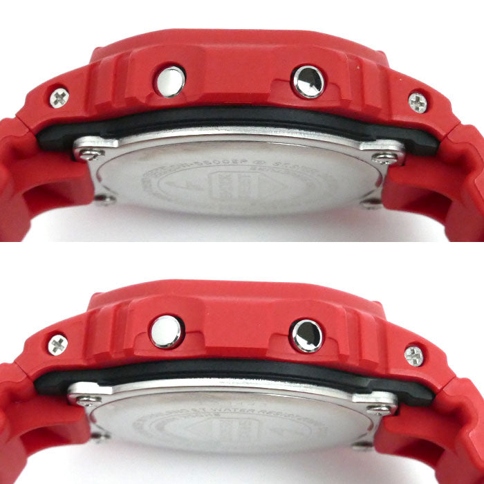 CASIO カシオ G-SHOCK エナジーパック 腕時計 電池式 レッド DW-5600EP-4JF メンズ【中古】【美品】