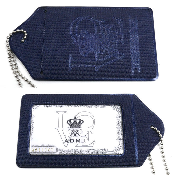 ADMJアクセソワ エーディーエムジェイ デイリー トートバッグ グレー ベージュ 18SC0603YS03 レディース【中古】【美品】