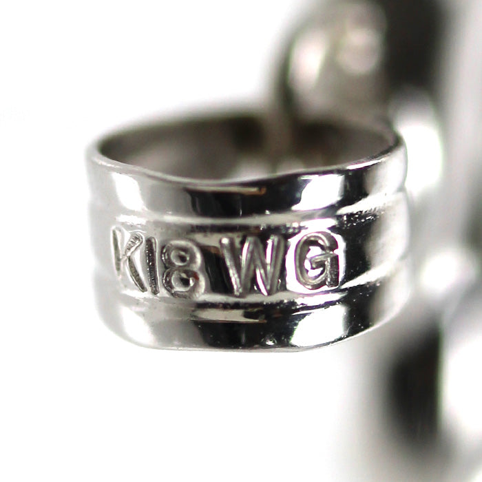 K18WG ホワイトゴールド Pt999.5 ツバルホース 1/10oz ペンダントトップ 7.2g 両面ガラス 2012 ユニセックス【中古】【美品】