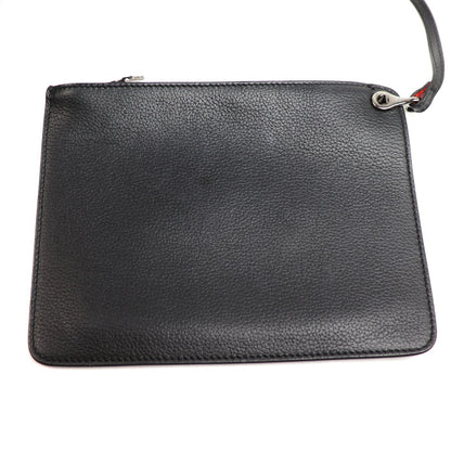 Christian Louboutin クリスチャンルブタン Cabata カーフ トートバッグ ブラック/レッド【中古】