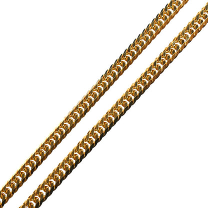 K18YG イエローゴールド ネックレス 喜平6面Wカット 10.2g 50cm ユニセックス【中古】