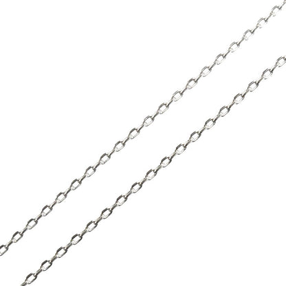 K18WG ホワイトゴールド クロス ネックレス ダイヤモンド0.50ct 2.6g 40cm レディース【中古】