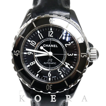 CHANEL シャネル J12 ブラックセラミック 38mm 腕時計 自動巻き H0683 メンズ【中古】