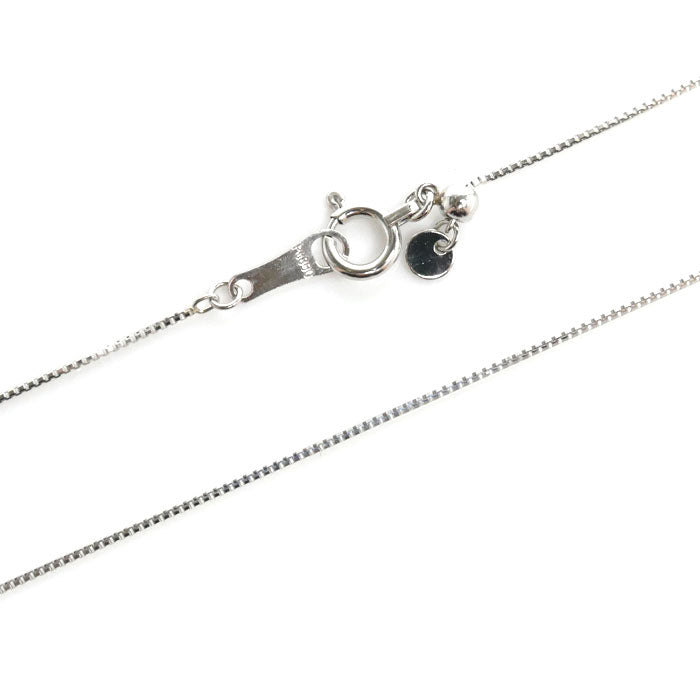 K18WG ホワイトゴールド Pt850プラチナ ネックレス スフェーン2.38ct ダイヤモンド0.27ct 3.4g ～45cm レディース【中古】