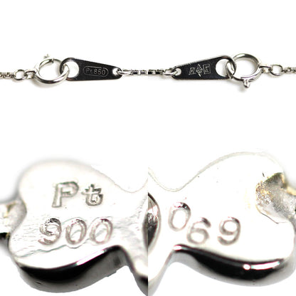 Pt900プラチナ Pt850プラチナ ネックレス サファイア0.69ct 6.1g 43cm レディース【中古】