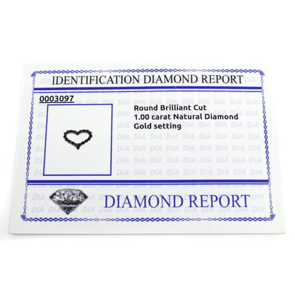 K18WG ホワイトゴールド ハート ネックレス ブラックダイヤモンド1.00ct 1.2g 45cm レディース【中古】