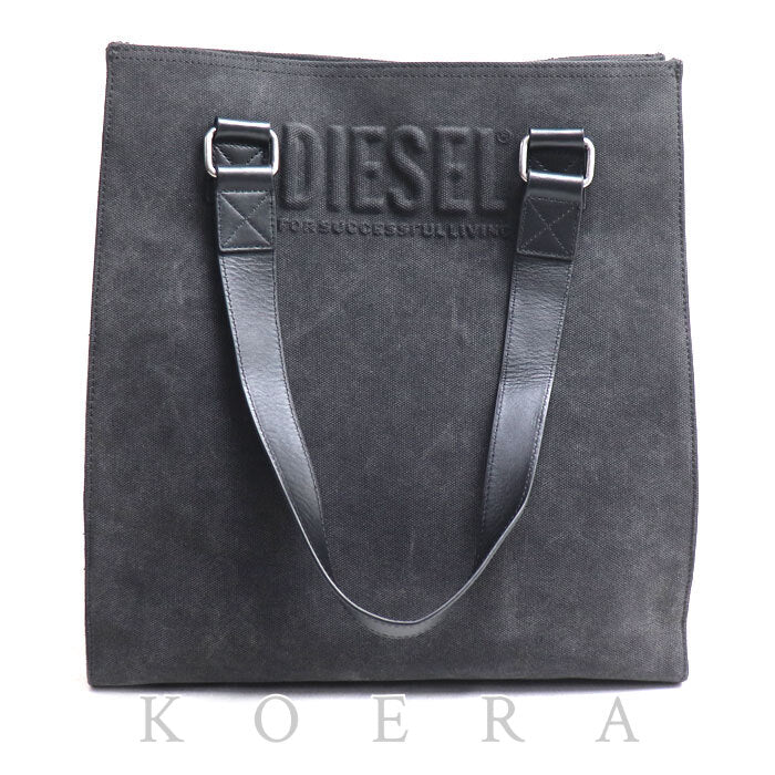 DIESEL ディーゼル トートバッグ ブラック メンズ【中古】