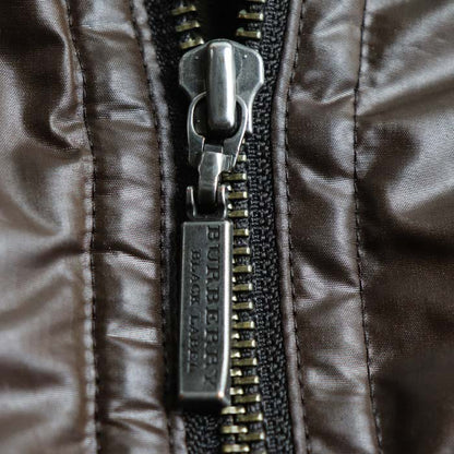 BURBERRY BLACK LABEL バーバリーブラックレーベル ダウンジャケット ブラウン BMP68-531-58 M メンズ【中古】