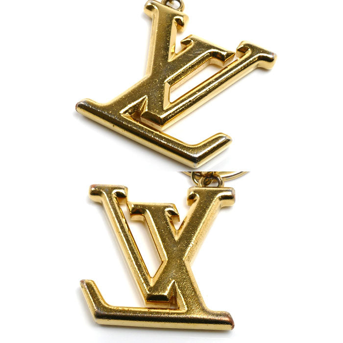 LOUIS VUITTON ルイ・ヴィトン キーホルダー LV ファセット キーホルダー ゴールド M65216 OB0274 ユニセックス【中古】