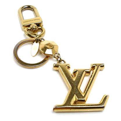 LOUIS VUITTON ルイ・ヴィトン キーホルダー LV ファセット キーホルダー ゴールド M65216 OB0274 ユニセックス【中古】