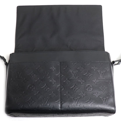 LOUIS VUITTON ルイ・ヴィトン スプリンター メッセンジャー ショルダーバッグ モノグラム シャドウ ブラック M44729 UB2200 メンズ【中古】