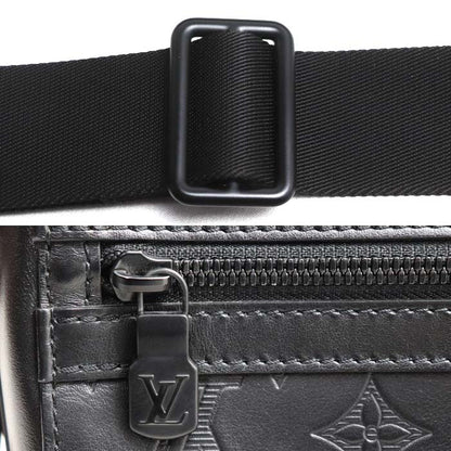 LOUIS VUITTON ルイ・ヴィトン スプリンター メッセンジャー ショルダーバッグ モノグラム シャドウ ブラック M44729 UB2200 メンズ【中古】