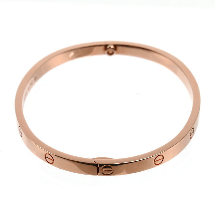 CARTIER カルティエ K18PG ピンクゴールド ラブブレス スモール16 ブレスレット B6047316 17.8g レディース【中古】