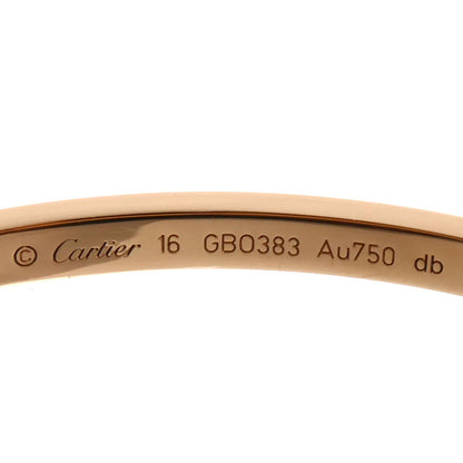 CARTIER カルティエ K18PG ピンクゴールド ラブブレス スモール16 ブレスレット B6047316 17.8g レディース【中古】