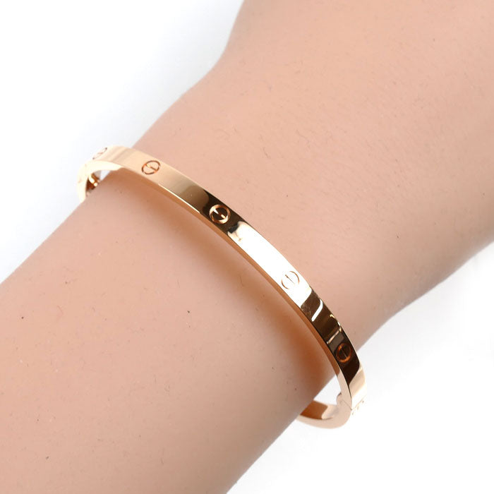CARTIER カルティエ K18PG ピンクゴールド ラブブレス スモール16 ブレスレット B6047316 17.8g レディース【中古】