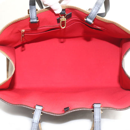 LOUIS VUITTON ルイ・ヴィトン オンザゴーGM トートバッグ モノグラム ジャイアント リバース ブラウン M45320 AR2240 ユニセックス【中古】【美品】
