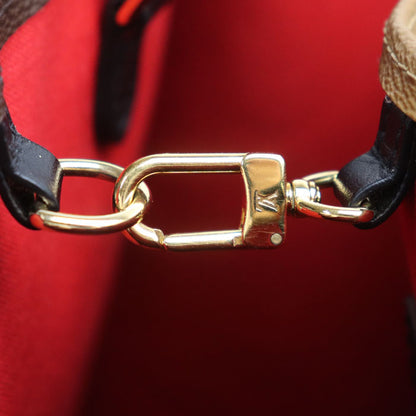 LOUIS VUITTON ルイ・ヴィトン オンザゴーGM トートバッグ モノグラム ジャイアント リバース ブラウン M45320 AR2240 ユニセックス【中古】【美品】