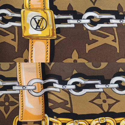 LOUIS VUITTON ルイ・ヴィトン バンドー・モノグラム コンフィデンシャル スカーフ マロン M78655 IS1129 レディース【中古】