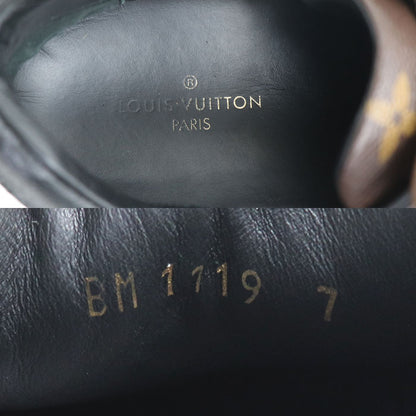 LOUIS VUITTON ルイ・ヴィトン ランアウェイライン スニーカー ブラウン ブラック ホワイト 1A3N7 BM1119 25.5～26.0ｃｍ メンズ【中古】