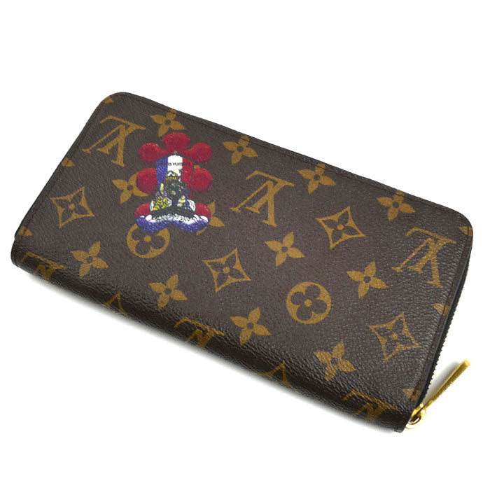 LOUIS VUITTON ルイ・ヴィトン ジッピーウォレット 山本寛斎コラボ 長財布 ラウンドファスナー モノグラム ブラウン/マルチ M67249 SP3187 ユニセックス【中古】