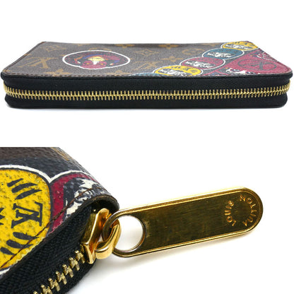LOUIS VUITTON ルイ・ヴィトン ジッピーウォレット 山本寛斎コラボ 長財布 ラウンドファスナー モノグラム ブラウン/マルチ M67249 SP3187 ユニセックス【中古】