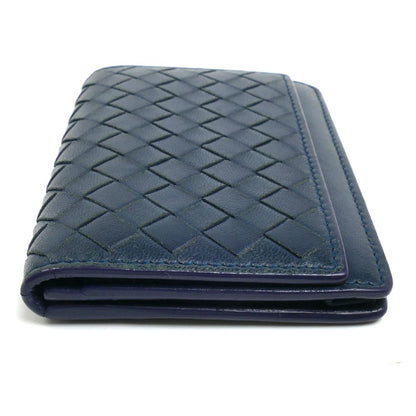 BOTTEGAVENETA ボッテガヴェネタ イントレチャート カードケース ネイビー 529121 メンズ【中古】