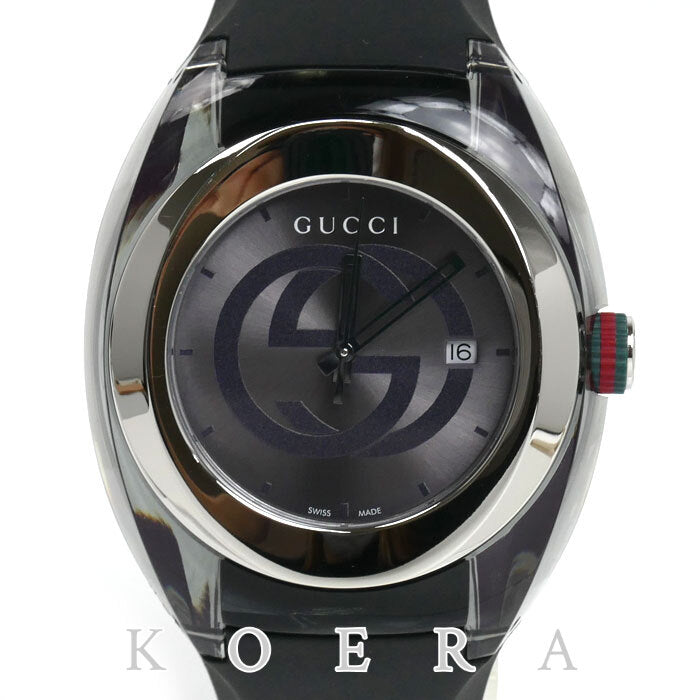 GUCCI グッチ シンク 腕時計 電池式 YA137116 メンズ【中古】【美品】