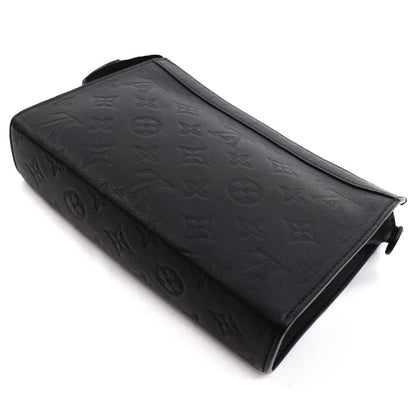 LOUIS VUITTON ルイ・ヴィトン ガストン・ウェアラブル ウォレット ショルダーバッグ モノグラムシャドウ ノワール M81115 ICチップ メンズ【中古】【美品】
