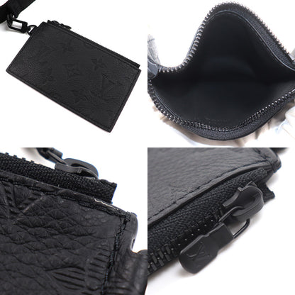 LOUIS VUITTON ルイ・ヴィトン ガストン・ウェアラブル ウォレット ショルダーバッグ モノグラムシャドウ ノワール M81115 ICチップ メンズ【中古】【美品】
