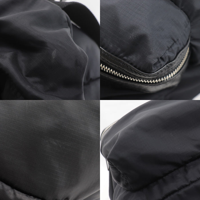 SAINT LAURENT サンローラン フォルダブル シティ リュック・デイパック ブラック 534974 ウエストポーチ ユニセックス【中古】