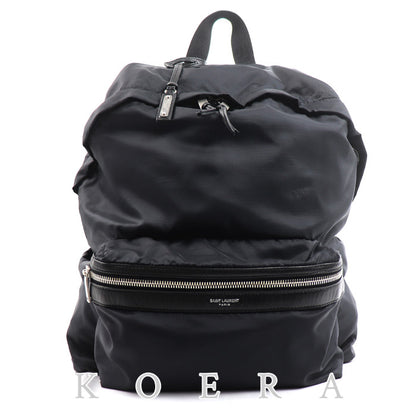 SAINT LAURENT サンローラン フォルダブル シティ リュック・デイパック ブラック 534974 ウエストポーチ ユニセックス【中古】