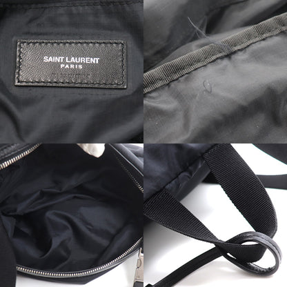 SAINT LAURENT サンローラン フォルダブル シティ リュック・デイパック ブラック 534974 ウエストポーチ ユニセックス【中古】