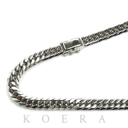 Pt850プラチナ ネックレス 喜平6面Wカット 70.6g 50cm メンズ【中古】