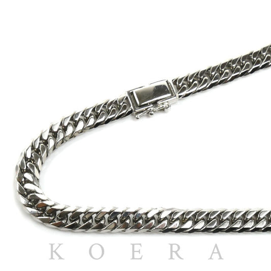Pt850プラチナ ネックレス 喜平6面Wカット 70.6g 50cm メンズ【中古】