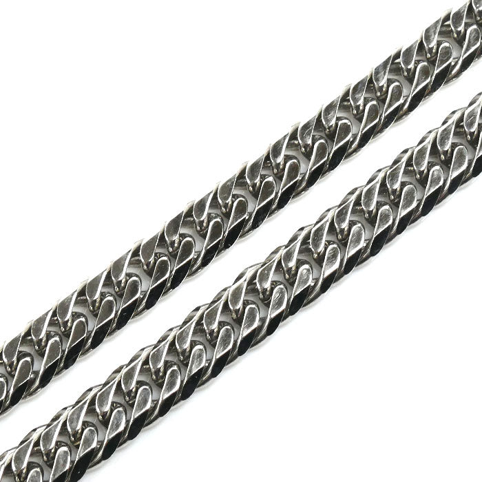Pt850プラチナ ネックレス 喜平6面Wカット 70.6g 50cm メンズ【中古】